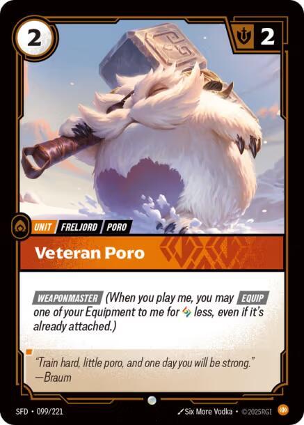 Veteran Poro 99/221 (Spiritforged)  - Foil