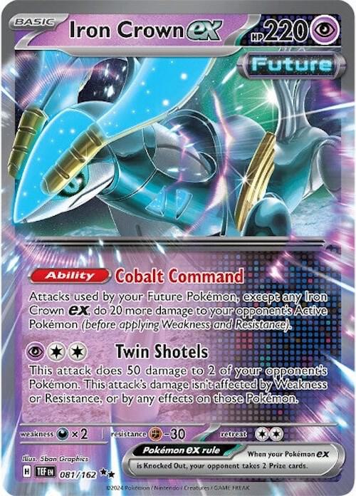 Iron Crown ex 081 162 081/162 (SV05: Temporal Forces)  - Holofoil