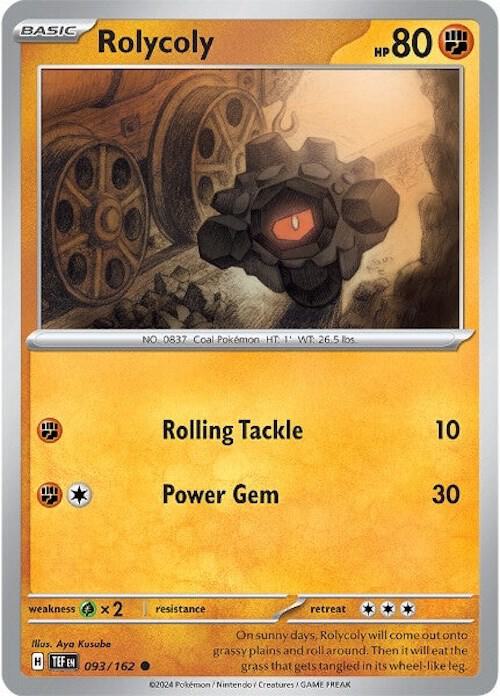 Rolycoly 093/162 (SV05: Temporal Forces) 