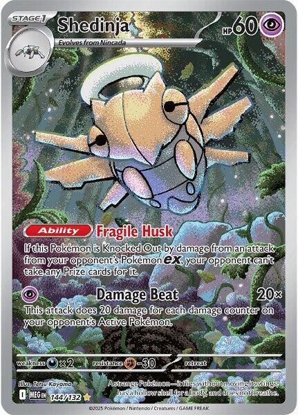 Shedinja 144/132 (ME01: Mega Evolution)  - Holofoil