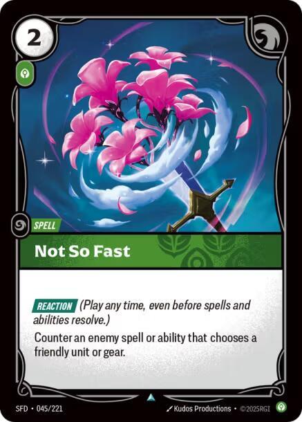 Not So Fast 45/221 (Spiritforged) 