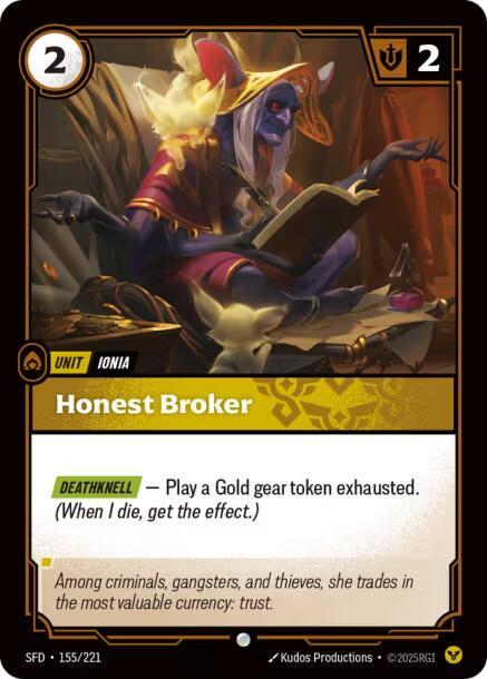 Honest Broker 155/221 (Spiritforged) 