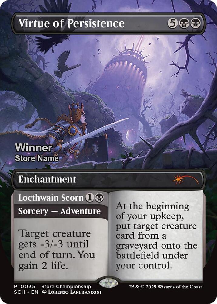 Virtue of Persistence Winner (Dupe) 35 (Game Day & Store Championship Promos) 