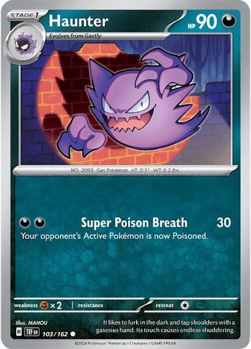 Haunter 103/162 (SV05: Temporal Forces) 