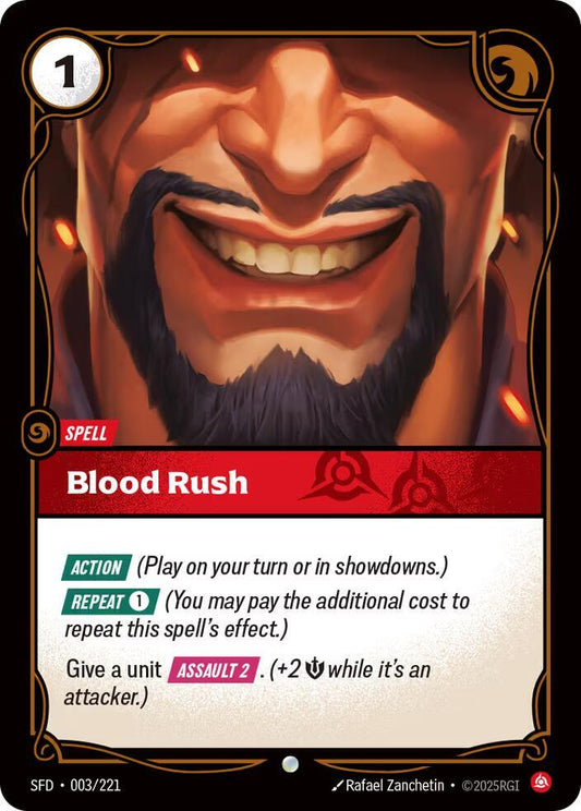 Blood Rush 3/221 (Spiritforged) 
