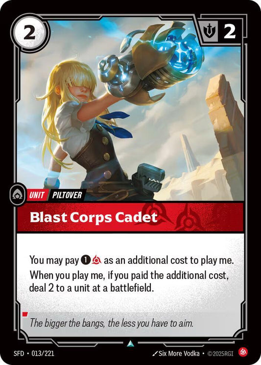Blast Corps Cadet 13/221 (Spiritforged) 