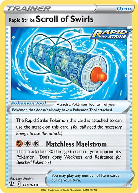 Rapid Strike Scroll of Swirls 131/163 (SWSH05: Battle Styles) 