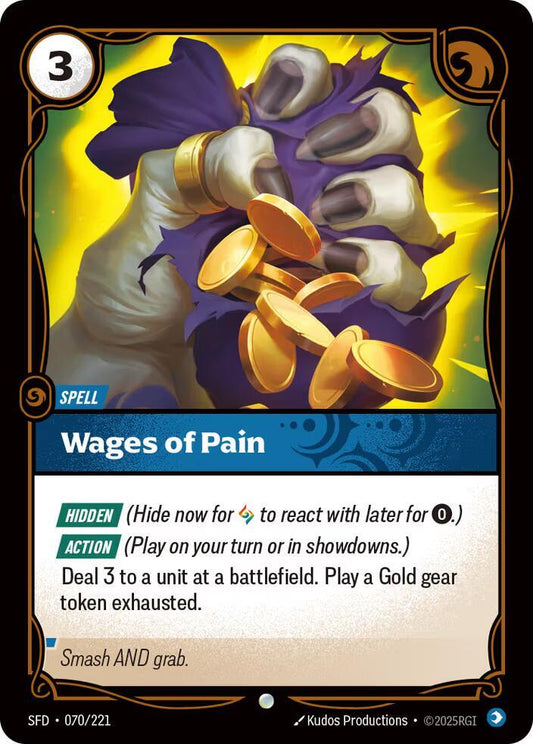 Wages of Pain 70/221 (Spiritforged) 