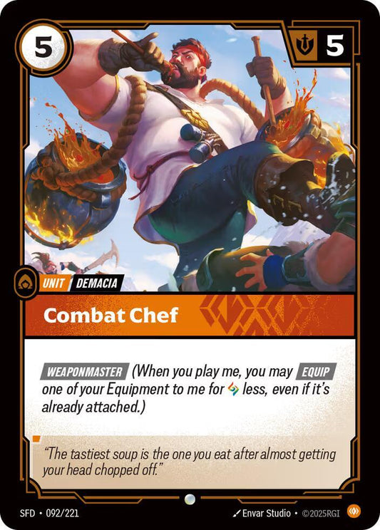 Combat Chef 92/221 (Spiritforged)  - Foil