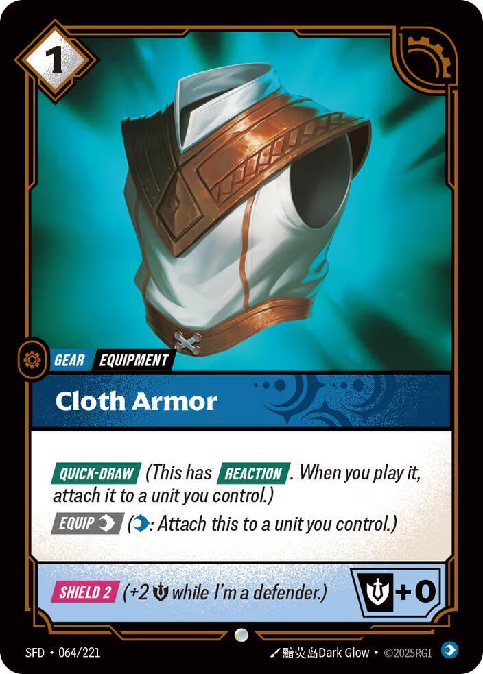 Cloth Armor 64/221 (Spiritforged) 