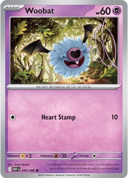 Woobat 036/086 (SV: White Flare) 