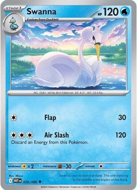 Swanna 026/086 (SV: White Flare) 