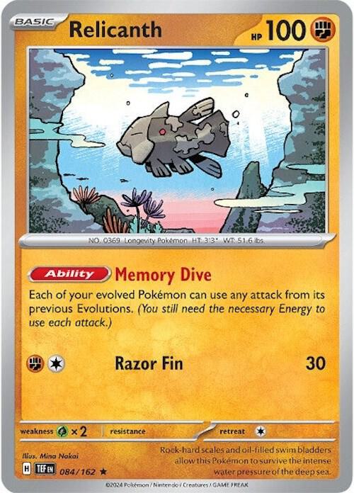 Relicanth 084/162 (SV05: Temporal Forces)  - Holofoil
