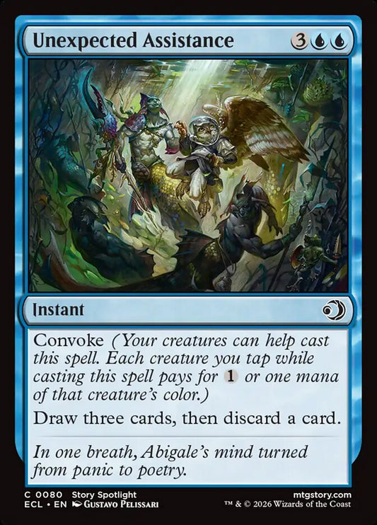 Unexpected Assistance 80/273 (Lorwyn Eclipsed)  - Foil