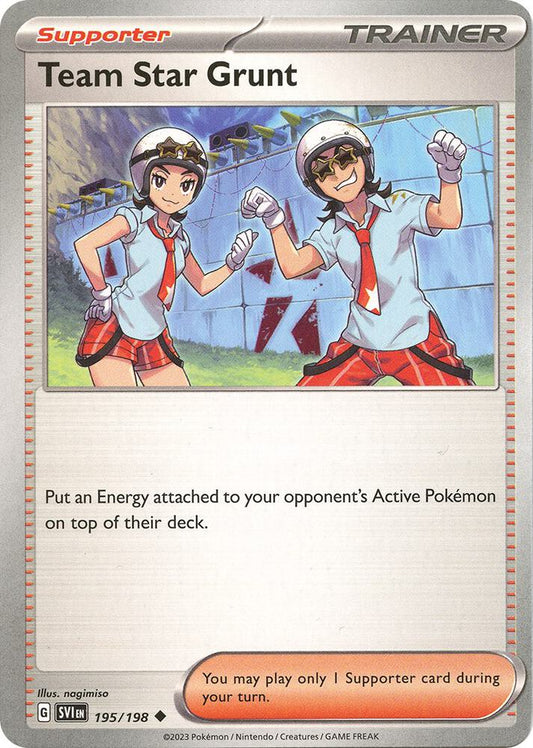 Team Star Grunt 195/198 (SV01: Scarlet & Violet Base Set) 