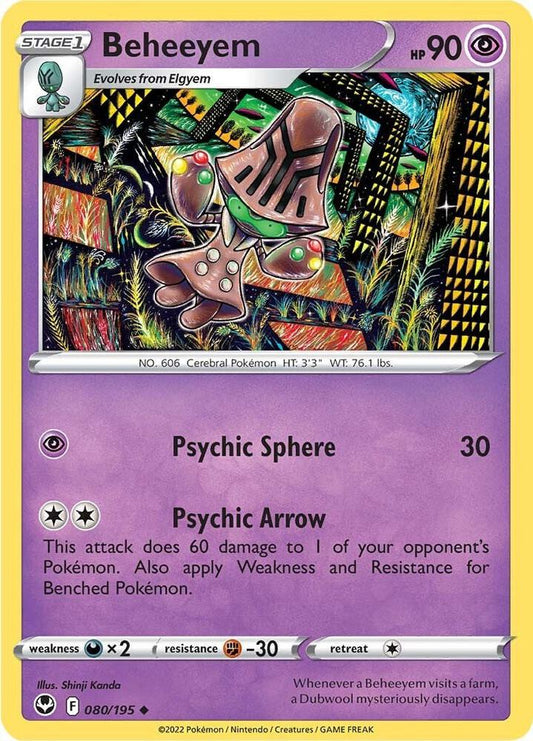 Beheeyem 080/195 (SWSH12: Silver Tempest) 