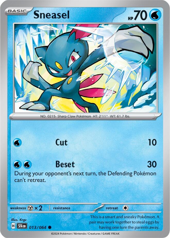 Sneasel 013/064 (SV: Shrouded Fable) 