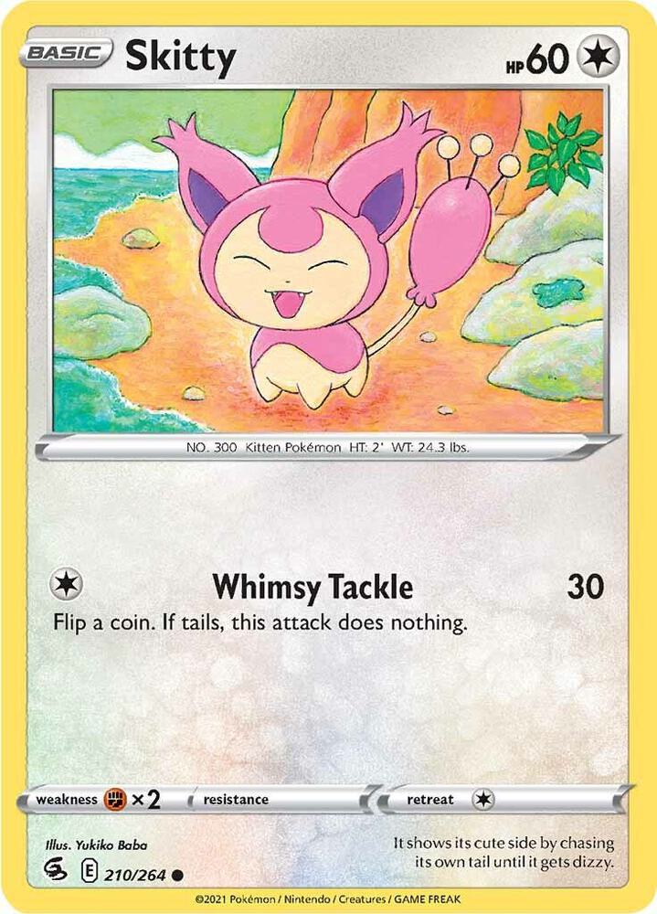Skitty 210/264 (SWSH08: Fusion Strike) 