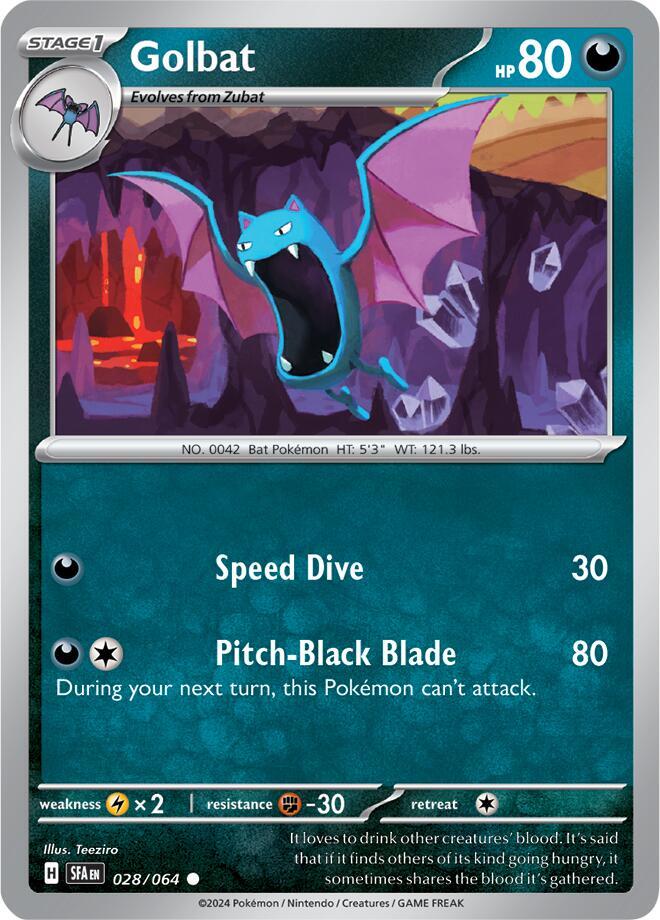 Golbat 028/064 (SV: Shrouded Fable) 