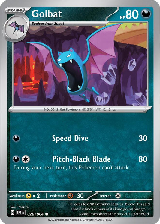 Golbat 028/064 (SV: Shrouded Fable) 