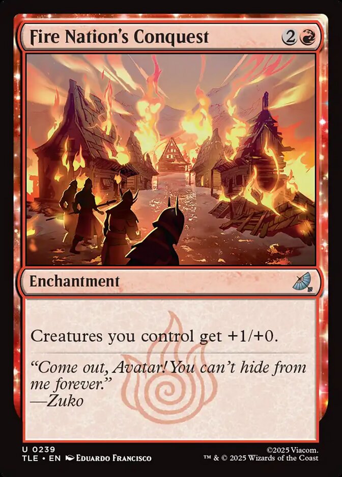 Fire Nation's Conquest 239/317 (Avatar: The Last Airbender: Eternal-Legal)  - Foil