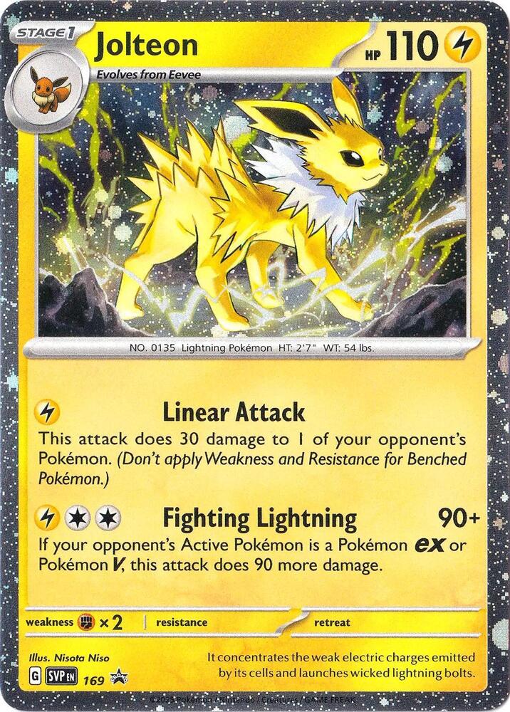 Jolteon 169 (SV: Scarlet & Violet Promo Cards)  - Cosmo Holofoil