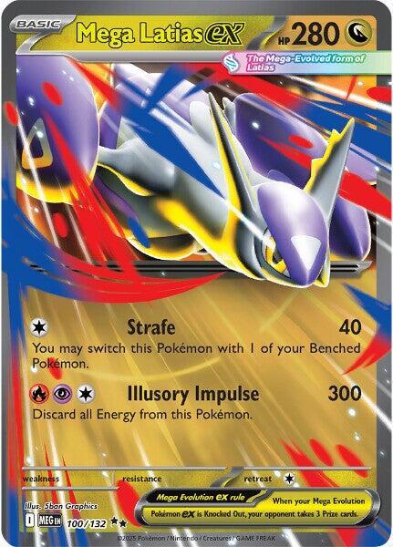 Mega Latias ex 100/132 (ME01: Mega Evolution)  - Holofoil