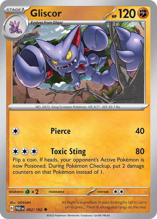 Gliscor 092/182 (SV04: Paradox Rift) 