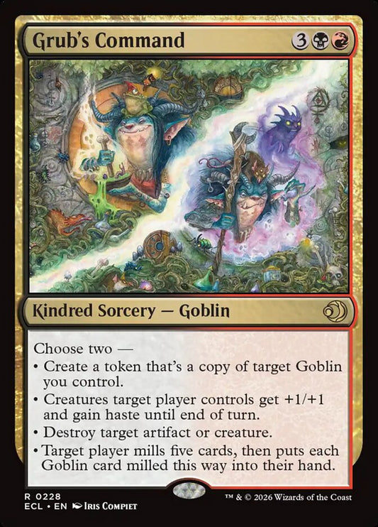 Grub's Command 228 (Lorwyn Eclipsed) 