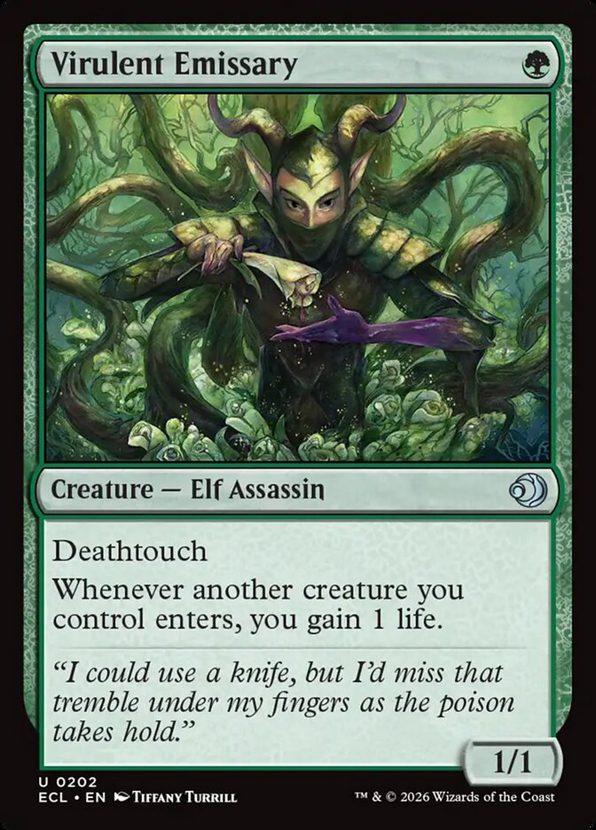 Virulent Emissary 202 (Lorwyn Eclipsed) 