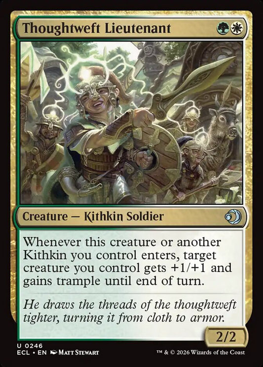 Thoughtweft Lieutenant 246 (Lorwyn Eclipsed)  - Foil