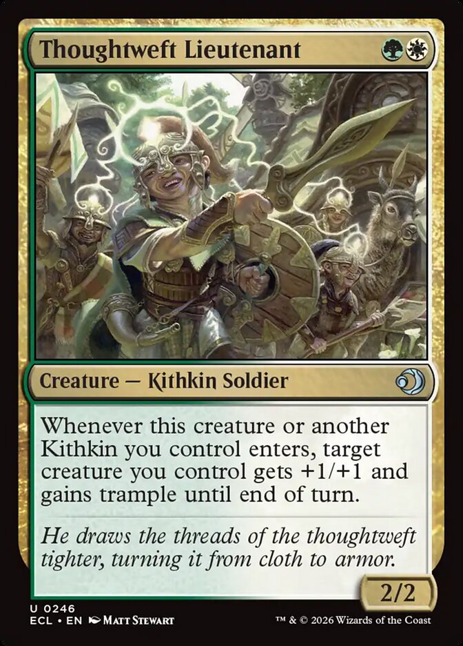 Thoughtweft Lieutenant 246/273 (Lorwyn Eclipsed)  - Foil