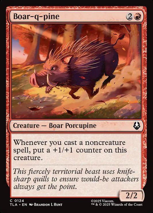 Boar-q-pine 124/286 (Avatar: The Last Airbender)  - Foil