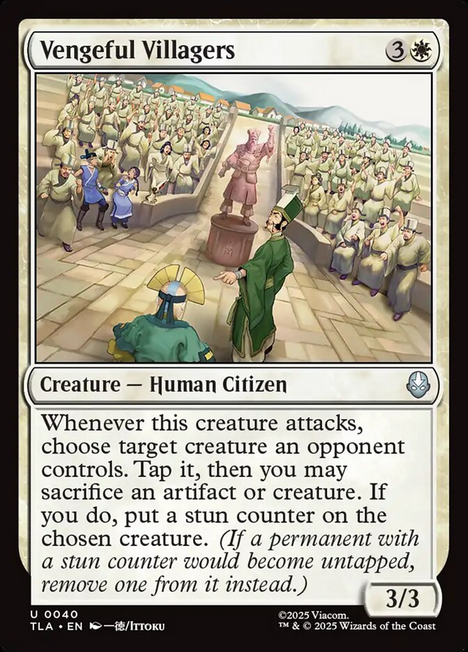 Vengeful Villagers 40/286 (Avatar: The Last Airbender) 