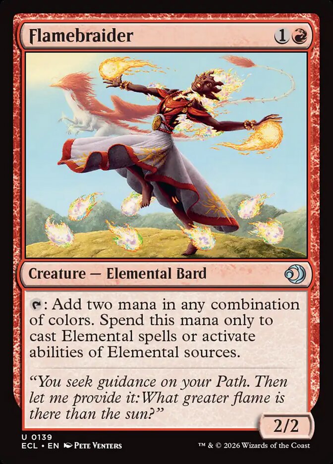 Flamebraider 139/273 (Lorwyn Eclipsed) 