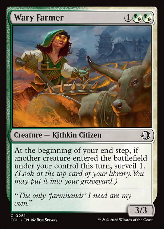 Wary Farmer 251/273 (Lorwyn Eclipsed) 