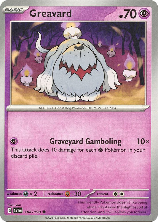 Greavard 104/198 (SV01: Scarlet & Violet Base Set) 