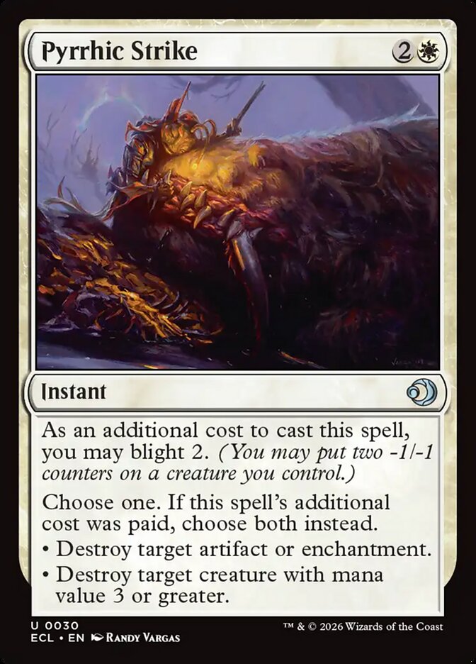 Pyrrhic Strike 30/273 (Lorwyn Eclipsed) 