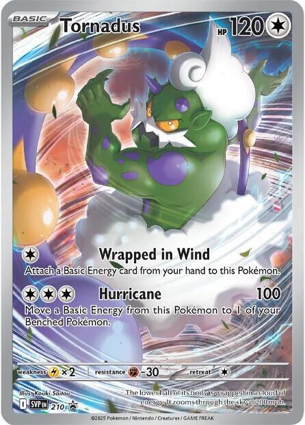 Tornadus 210 210 (SV: Scarlet & Violet Promo Cards)  - Holofoil