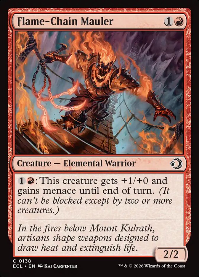 Flame-Chain Mauler 138 (Lorwyn Eclipsed) 