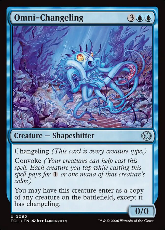 Omni Changeling 62 (Lorwyn Eclipsed) 