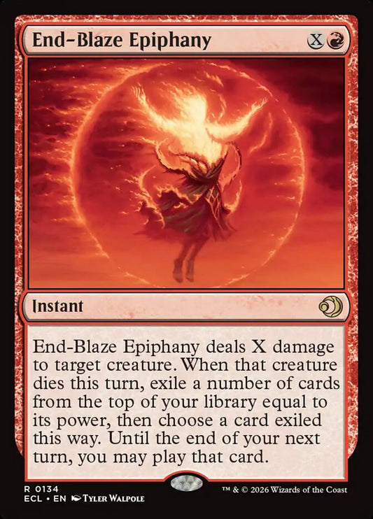 End-Blaze Epiphany 134/273 (Lorwyn Eclipsed)  - Foil