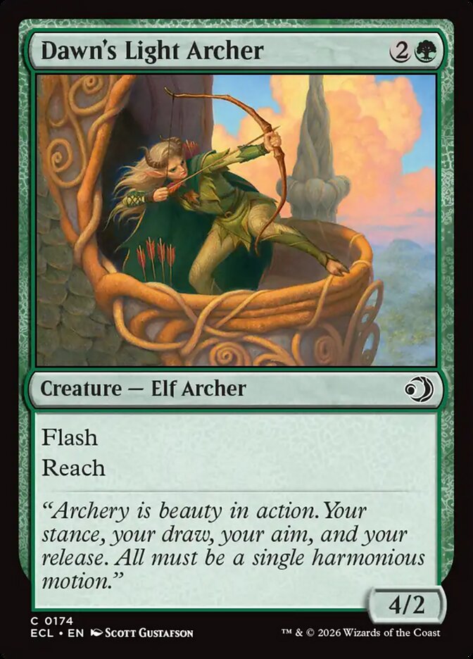 Dawn's Light Archer 174/273 (Lorwyn Eclipsed) 