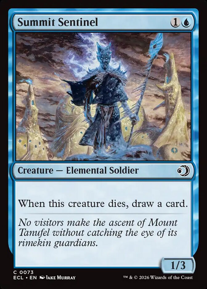 Summit Sentinel 73/273 (Lorwyn Eclipsed)  - Foil