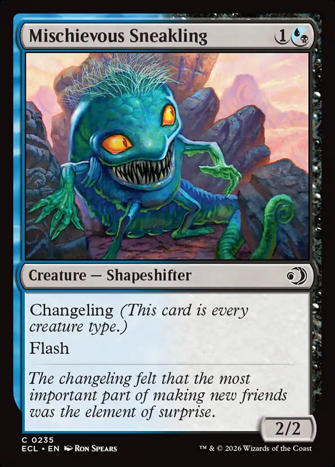 Mischievous Sneakling 235/273 (Lorwyn Eclipsed) 