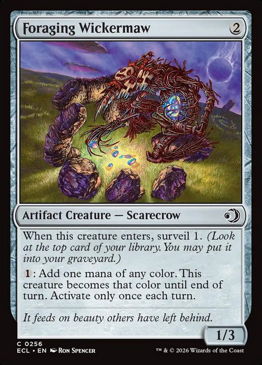 Foraging Wickermaw 256 (Lorwyn Eclipsed) 