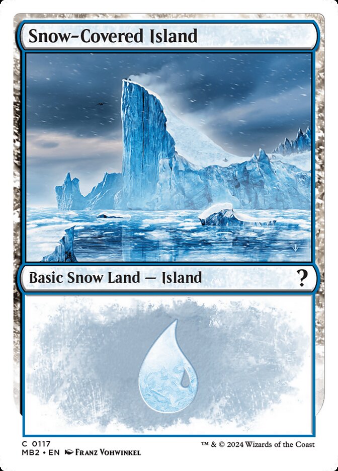 Snow-Covered Island 117 (Mystery Booster 2) 