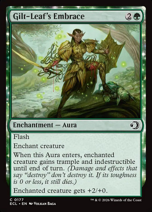 Gilt-Leaf's Embrace 177 (Lorwyn Eclipsed)  - Foil