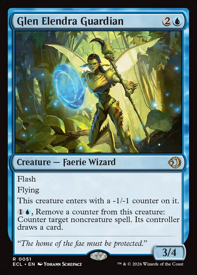 Glen Elendra Guardian 51 (Lorwyn Eclipsed) 