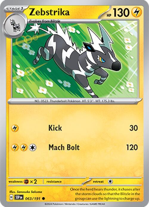 Zebstrika 063/191 (SV08: Surging Sparks) 